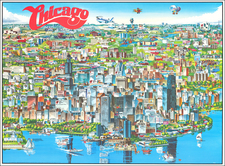 Pictorial Maps and Chicago Map By Archar Inc.