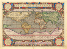 World Map By Abraham Ortelius