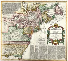 United States, Mid-Atlantic and Canada Map By Homann Heirs