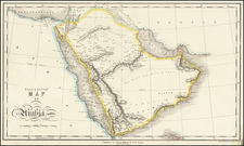 Middle East and Arabian Peninsula Map By Gall  &  Inglis