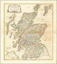 Scotland Map By Carington Bowles  &  John Bowles  &  Robert Sayer