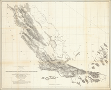 California Map By U.S. Pacific RR Survey