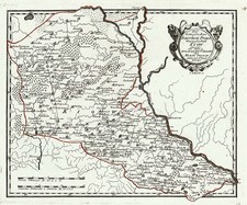 Europe, Poland and Russia Map By Franz Johann Joseph von Reilly
