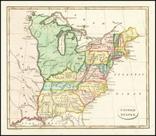 United States Map By John Russell