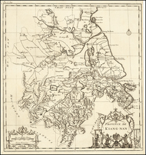 China Map By Jean-Baptiste Bourguignon d'Anville