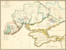 Russia and Ukraine Map By Conrad Malte-Brun