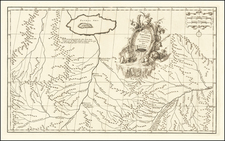 Central Asia & Caucasus and Russia in Asia Map By Jean-Baptiste Bourguignon d'Anville