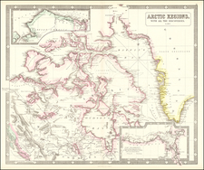 Polar Maps, Alaska and Canada Map By George Philip & Son