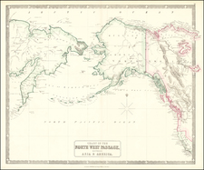 Polar Maps, Alaska and Canada Map By George Philip & Son