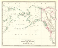 Chart of the North West Passage Between Asia & America   By George Philip & Son