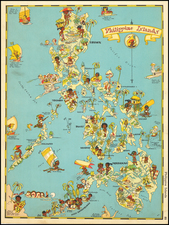 Philippines Map By Ruth Taylor White