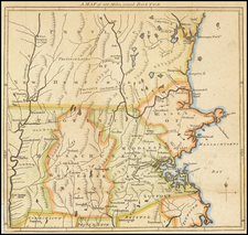 New England and Massachusetts Map By Gentleman's Magazine