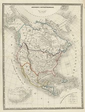 North America Map By Louis Antoine