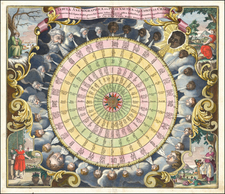 Celestial Maps and Curiosities Map By Matthaus Seutter