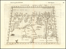 Egypt and North Africa Map By Girolamo Ruscelli