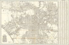 California and Los Angeles Map By Security-First National Bank of Los Angeles