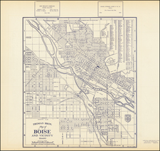 Idaho Map By Thomas Brothers