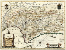Europe and Spain Map By Willem Janszoon Blaeu