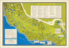 Pictorial Maps and California Map By Irrigation Districts Association of California
