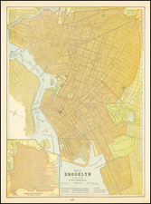 New York City and New York State Map By People's Publishing Co.