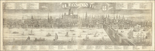 London Map By Georg Balthasar Probst