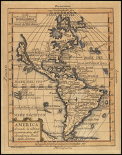 California as an Island and America Map By Giovanni Petroschi