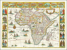 Africa Map By Willem Janszoon Blaeu