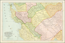 San Francisco & Bay Area and Other California Cities Map By Rand McNally & Company