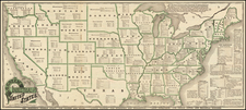 United States Map By G. G. Green