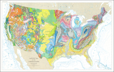 United States Map By U.S. Geological Survey