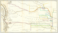 Plains, Kansas, Nebraska, Oklahoma & Indian Territory, Colorado, New Mexico, Colorado and Wyoming Map By Col. Henry P. Dodge / Lt. Enoch Steen