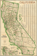 California Map By W. Elliott Judge