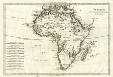 Africa and Africa Map By Rigobert Bonne