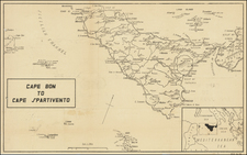 Malta and Sicily Map By C. P. D.