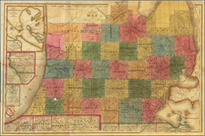 Michigan Map By John Farmer