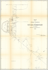 Nevada Map By U.S. General Land Office