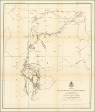 Plains, Nebraska, South Dakota, Colorado, Rocky Mountains, Colorado and Wyoming Map By United States Bureau of Topographical Engineers