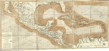 Southeast, Texas, Mexico and Caribbean Map By Rigobert Bonne