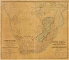 South Africa Map By Henry Hall