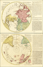 Southern Hemisphere, Polar Maps, Australia and New Zealand Map By Reiner & Joshua Ottens