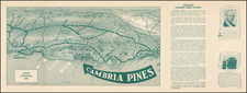 Pictorial Maps, California and Other California Cities Map By Cambria Development Company