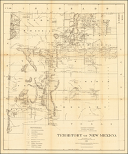 New Mexico Map By General Land Office