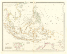 Southeast Asia, Philippines, Singapore, Indonesia and Malaysia Map By John Arrowsmith