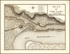 Mississippi Map By Georges Henri Victor Collot