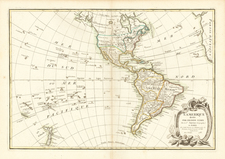 America Map By Jean Janvier