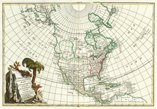 Alaska, North America and Canada Map By Jean Janvier