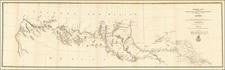 Texas, Southwest, Arizona, New Mexico and California Map By L.C. Overman / U.S. Army Corps of Engineers