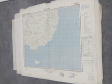 World War II and Greece Map By General Staff of the German Army