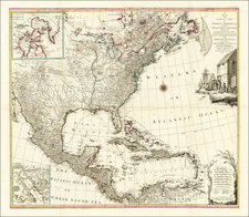 United States and North America Map By Tobias Conrad Lotter