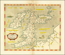 British Isles Map By  Gerard Mercator